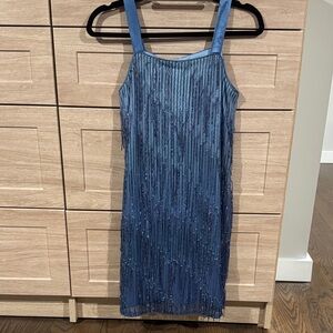 Speechless Elegant Blue Sleeveless Dress